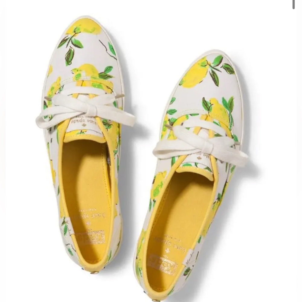 Kate Spade + Keds lemon sneakers - Picture 2 of 10